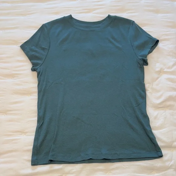 Lot A New Day ribbed tops short long sleeve Women's Assorted Color Tops Set - Picture 9 of 10